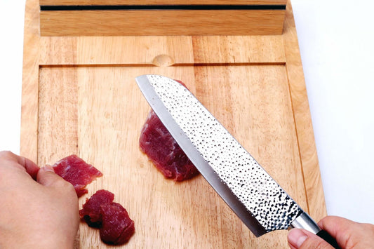 KINGHYPHYGAMING Hammered Blades 3 Piece Knife Set