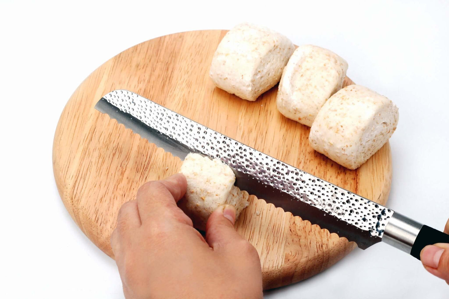 KINGHYPHYGAMING Hammered Blades 3 Piece Knife Set